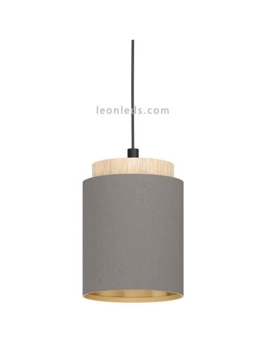 Lámpara de techo LED colgante cappuccino Albariza 1XE27 | Lámpara dorada de Eglo Iluminación | LeonLeds Iluminación