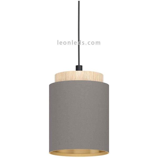 Lámpara de techo LED colgante cappuccino Albariza 1XE27 | Lámpara dorada de Eglo Iluminación | LeonLeds Iluminación