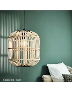 Lámpara Bordesley de madera|Eglo Lighting | LeonLeds Iluminación 2