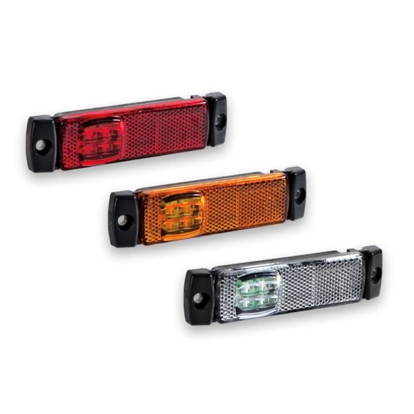 Pilotos LED Laterales Galibo delimitadoras LED 12V 24V Blanco Rojo Naranja Ftistom FT018 FT-018 | LeonLeds
