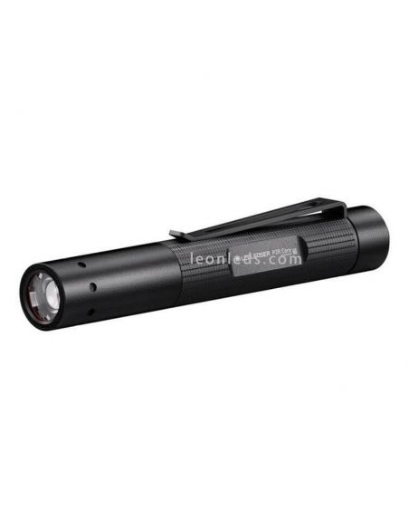 Lampe de poche stylo LED rechargeable P2R Core avec zoom 120Lm Led Lenser | leonleds