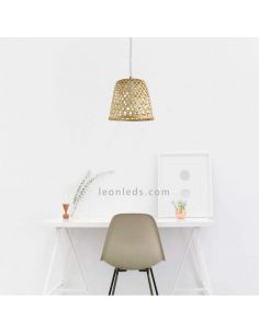 Lámpara Kirkcolm de madera|Eglo Lighting | LeonLeds Iluminación 2