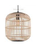 Lámpara Bordesley de madera|Eglo Lighting | LeonLeds Iluminación