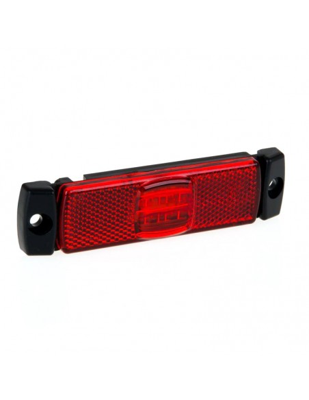 LED lado bitola marcador luz 12v 24v caminhão reboque banheira carro Âmbar Branco vermelho Refletivo | leonleds
