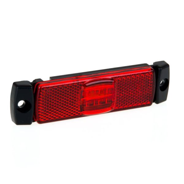 LED lado bitola marcador luz 12v 24v caminhão reboque banheira carro Âmbar Branco vermelho Refletivo | leonleds