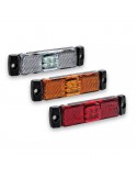 Piloto LED lateral galibo Delimitadora 12v 24v camion remolque bañera carro Ambar Blanco rojo Reflectante | LeonLeds