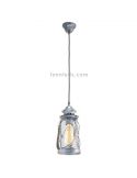 Plafonnier LED vintage Bradford 1xE277 | Lampe Grise Vintage de Eglo Iluminación | Éclairage LeonLeds