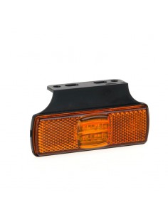 Luz de presença LED Parte traseira âmbar Parte frontal vermelha Parte frontal vermelha ou branca refletora Fristom FT-017 B+K |  2