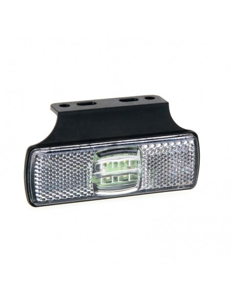 Luz de presença LED Parte traseira âmbar Parte frontal vermelha Parte frontal vermelha ou branca refletora Fristom FT-017 B+K | 