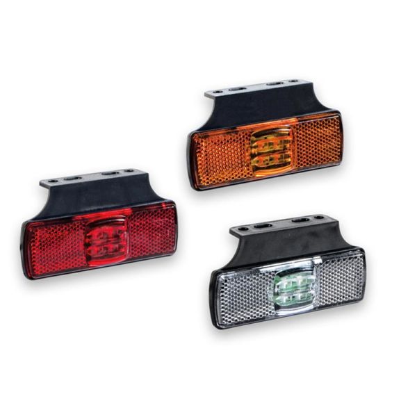 Piloto LED lateral Ambar parte trasera Rojo parte delantera rojo o parte delantera blanca reflectante Fristom FT-017 B+K | LeonL