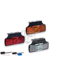 Feu de position ou de jauge LED et réfléchissant avec support pour remorque de camion avec connecteur | leonleds