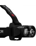Frontal LED potente H19R Core 3500Lm IP67 recargable y con zoom 502124 | LeonLeds Iluminación