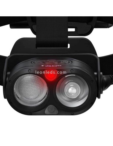Frontal LED potente H19R Core 3500Lm IP67 recargable y con zoom 502124 luz roja | LeonLeds Iluminación