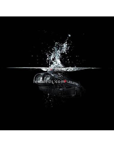 Frontal LED potente H19R Core 3500Lm IP67 recargable y con zoom 502124 IP68 | LeonLeds Iluminación