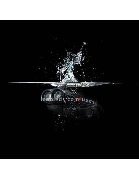Frontal LED potente H19R Core 3500Lm IP67 recargable y con zoom 502124 IP68 | LeonLeds Iluminación