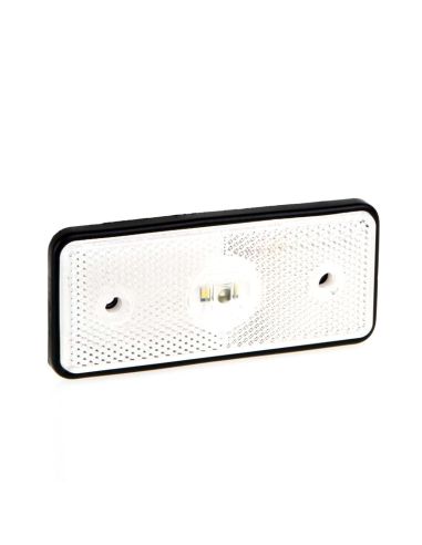 Medidor de luz lateral LED Branco, Laranja, Vermelho Fristom MD013 MD-013 Refletivo retangular | leonleds