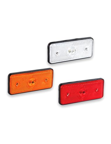 Piloto Lateral Galibo LED Blanco, Naranja, Rojo Fristom MD013 MD-013 Rectangular reflectante | LeonLeds