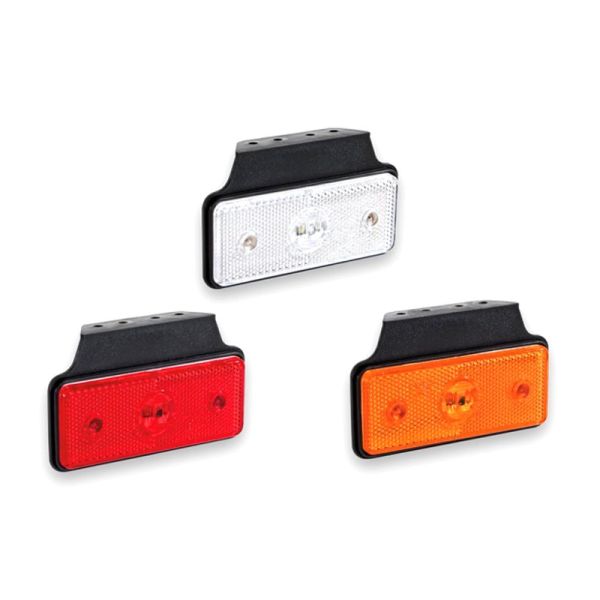 Piloto Lateral Galibo LED Blanco, Naranja, Rojo Fristom MD013 MD-013 Rectangular reflectante | LeonLeds
