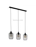 Lámpara de techo LED alambre Wrington 3XE27 | Lámpara industrial de techo de Eglo Iluminación | LeonLeds Iluminación