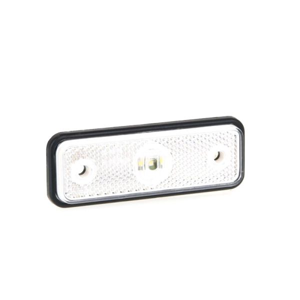Piloto Lateral delantero o trasero LED y reflectante con soporte Fristom FT004 LED Rectangular | LeonLeds