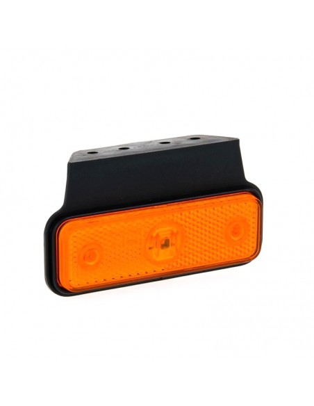 Veilleuse avant ou arrière LED et réfléchissante avec support Fristom FT004 Rectangulaire LED | leonleds