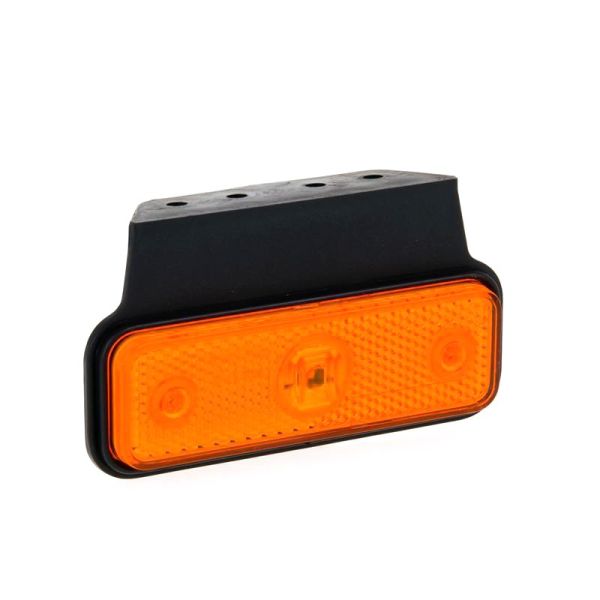 Piloto Lateral delantero o trasero LED y reflectante con soporte Fristom FT004 LED Rectangular | LeonLeds