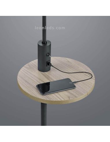 Stehlampe mit Tisch Claas