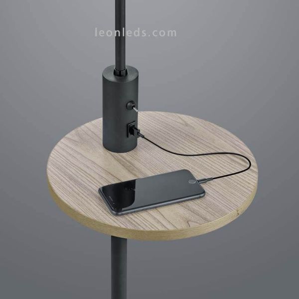 Candeeiro der pé com mesa pequena...