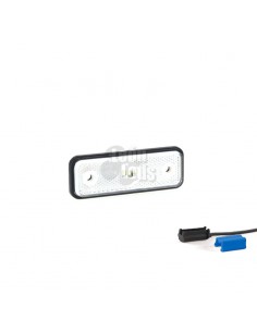 Fristom FT004 K Feu de position et manomètre à LED avec connecteur réfléchissant rectangulaire ambre blanc ou orange | leonleds 2