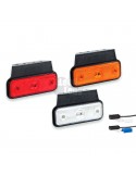 Piloto Lateral y Galibo LED Fristom FT004 K con Conector reflectante ambar balnco o naranja rectangular | LeonLeds