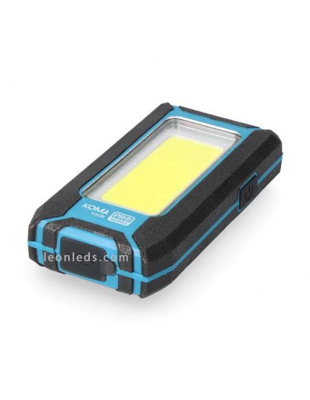 Linterna LED recargable con iman y gancho | LeonLeds Iluminación