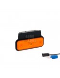 Piloto Lateral y Galibo LED Fristom FT004 K con Conector reflectante ambar balnco o naranja rectangular | LeonLeds