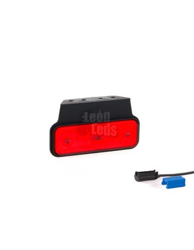 Piloto Lateral y Galibo LED Fristom FT004 K con Conector reflectante ambar balnco o naranja rectangular | LeonLeds