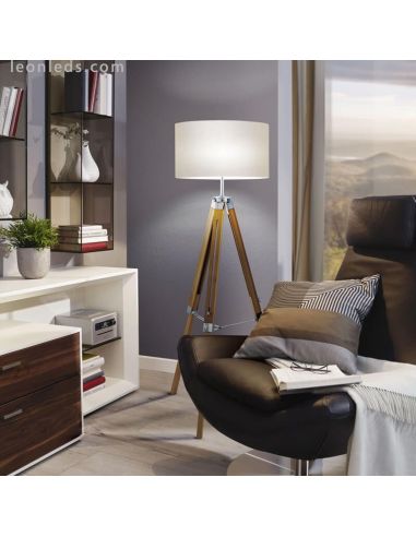 Lampadaire nordique Lantada 1xE27 |Eglo Iluminación| Éclairage LeonLeds