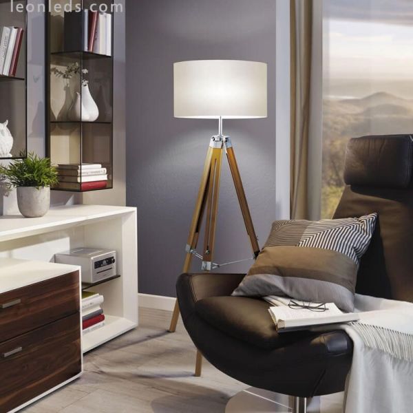 Lampadaire nordique Lantada 1xE27 |Eglo Iluminación| Éclairage LeonLeds