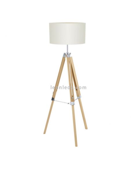 Lámpara de pie Lantada 1xE27 |Eglo Iluminación| LeonLeds Iluminación