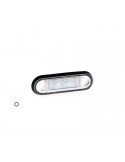 Piloto de posición o Galibo LED transparente con soporte o sin soporte 12V 24V Fristom FT-015 K LED | LeonLeds Iluminación