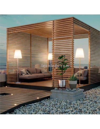 Luminária de chão LED solar LOLA SLIM...