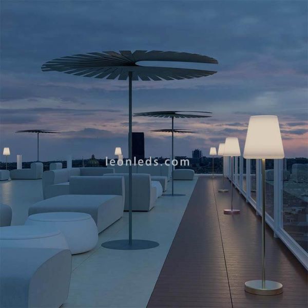 Luminária de chão LED solar LOLA SLIM...