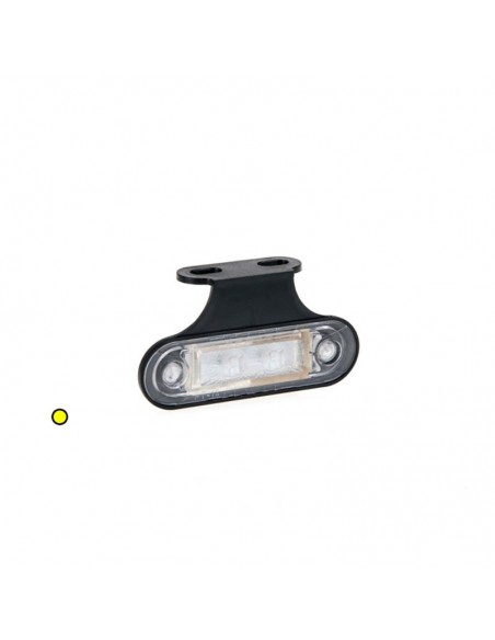 Feu de position ou d'encombrement LED clair avec support ou sans support 12V 24V Fristom FT-015 K LED | Éclairage LeonLeds