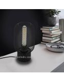 Lámpara de mesita LED rejilla Wrington 1 1XE14 | Lámpara globos negra de Eglo Iluminación | LeonLeds Iluminación