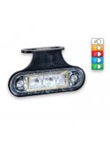 Piloto de posición o Galibo LED transparente con soporte o sin soporte 12V 24V Fristom FT-015 K LED | LeonLeds Iluminación