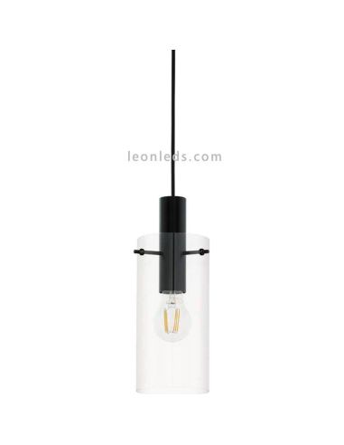 Deckenlampe aus zylindrischem Glas...