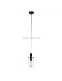 Lámpara colgante de techo LED de cristal Montefino 1XE27 | Lámpara clásica de techo de Eglo Iluminación | LeonLeds Iluminación