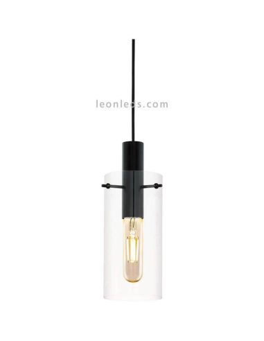 Lámpara colgante de techo LED de cristal Montefino 1XE27 | Lámpara clásica vidrio Eglo Iluminación | LeonLeds Iluminación