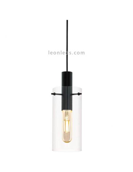 Lámpara colgante de techo LED de cristal Montefino 1XE27 | Lámpara clásica vidrio Eglo Iluminación | LeonLeds Iluminación