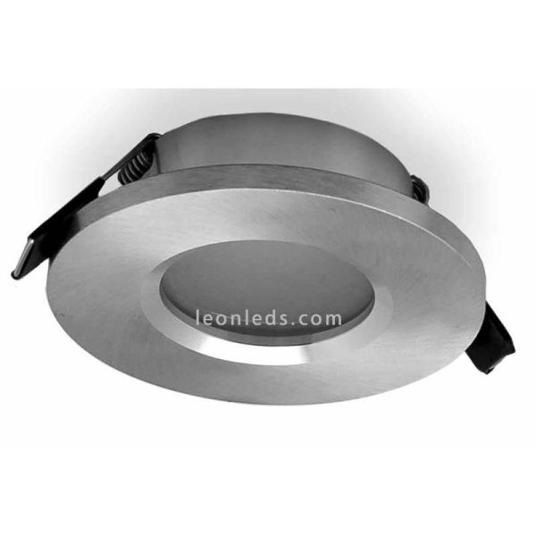Aro Empotrable estanco redondo Atlantis aluminio IP54 6406 | LeonLeds Iluminación