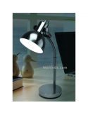 Lámpara de sobremesa LED Lubenham 1XE27 | Foco negro campana acero de Eglo Iluminación | LeonLeds Iluminación