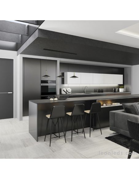 Luminária de teto LED com 3 abajures Orion 24W 3000K 1770Lm Orion 7475 Mantra | leonleds