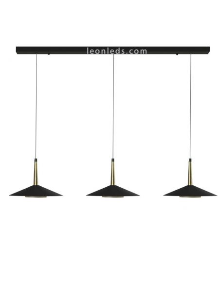 Lámpara de techo LED 3 pantallas Orion 24W 3000K 1770Lm Orion 7475 Mantra | LeonLeds